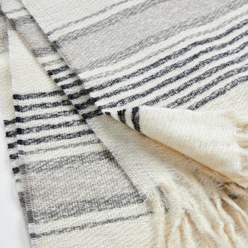 Verde Γυναικείο Κασκόλ 06-1018 Λευκό