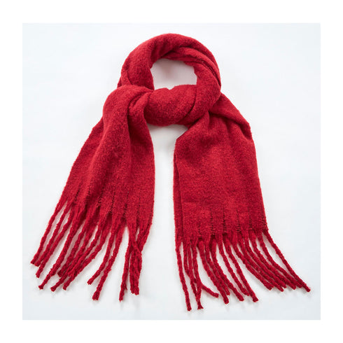 Verde Γυναικείο Κασκόλ 06-1021 Κόκκινο