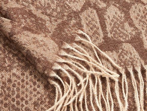 Verde Γυναικείο Κασκόλ 06-1024 Καφέ