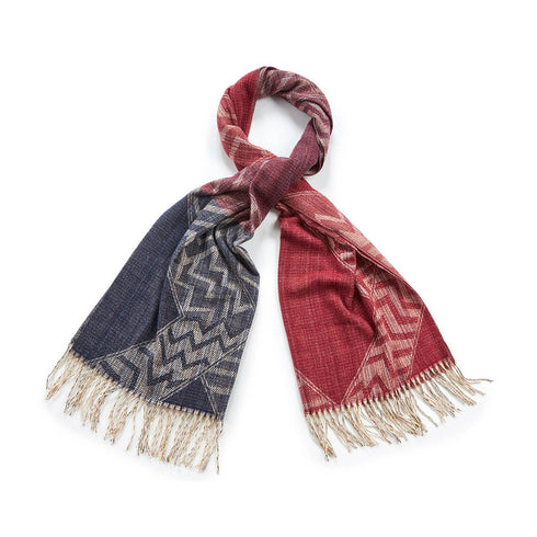 Verde Γυναικείο Κασκόλ 06-1044 Μπορντώ