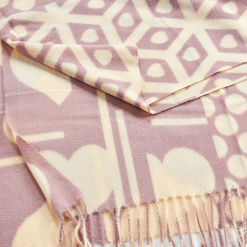 Verde Γυναικεία Πασμίνα 06-1073 Λιλά