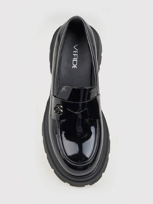 Verde Γυναικεία Μοκασίνια 28-4129 Μαύρο