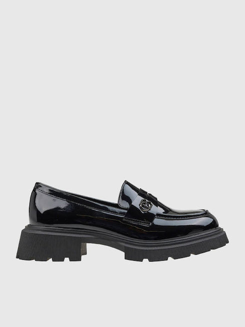 Verde Γυναικεία Μοκασίνια 28-4129 Μαύρο