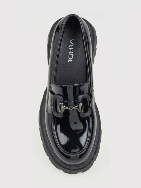 Verde Γυναικεία Μοκασίνια 28-4130 Μαύρο