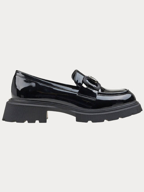 Verde Γυναικεία Μοκασίνια 28-4130 Μαύρο