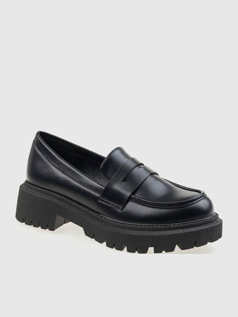 Verde Γυναικεία Μοκασίνια 28-4147 Μαύρο