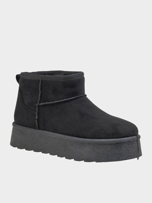 Verde Γυναικεία Μποτάκια 28-4117 Μαύρο