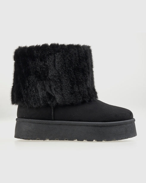 Verde Γυναικεία Μποτάκια 28-4121 Μαύρο