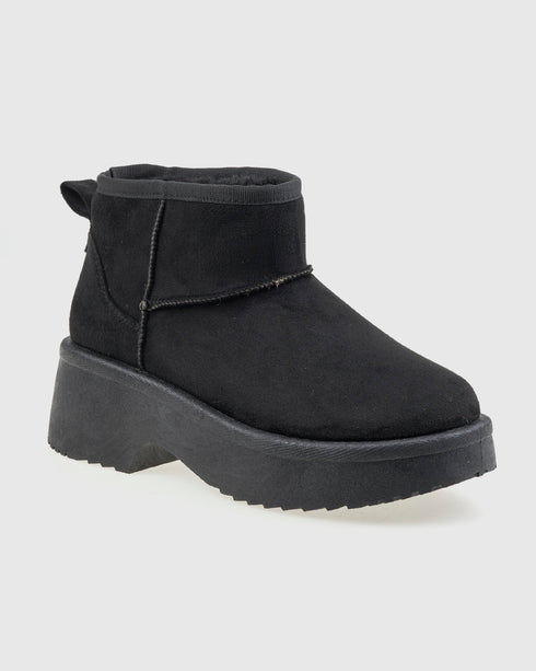 Verde Γυναικεία Μποτάκια 28-4123 Μαύρο