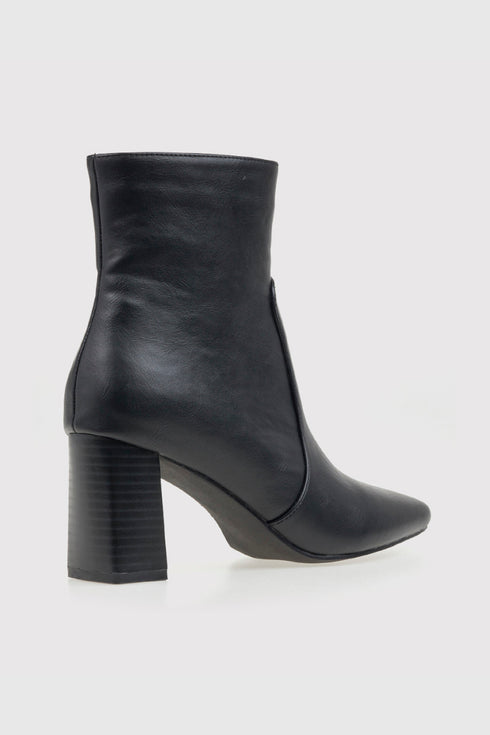 Verde Γυναικεία Μποτάκια 28-4135 Μαύρο