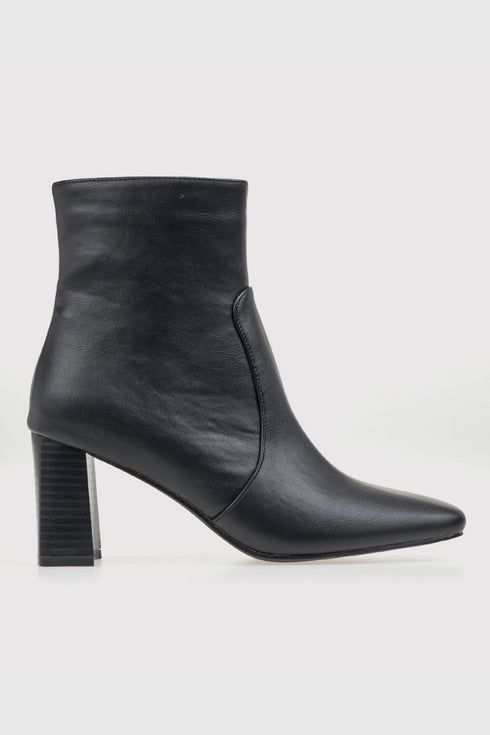 Verde Γυναικεία Μποτάκια 28-4135 Μαύρο