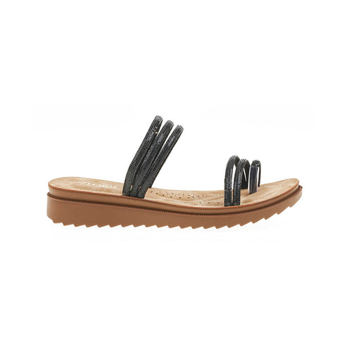 Verde Γυναικεία Σανδάλια με Chunky Σόλα 28-3914 Μαύρο