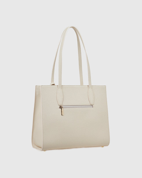 Verde Γυναικεία Τσάντα Ώμου  16-8015 Εκρού