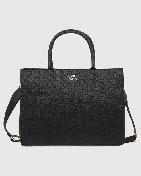 Verde Γυναικεία Τσάντα Χειρός 16-7723 Μαύρο