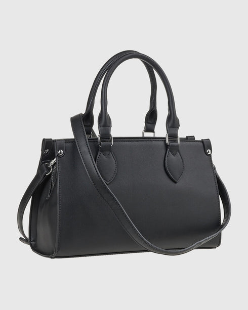 VERDE Γυναικεία Τσάντα Χειρός 16-7834 Μαύρο