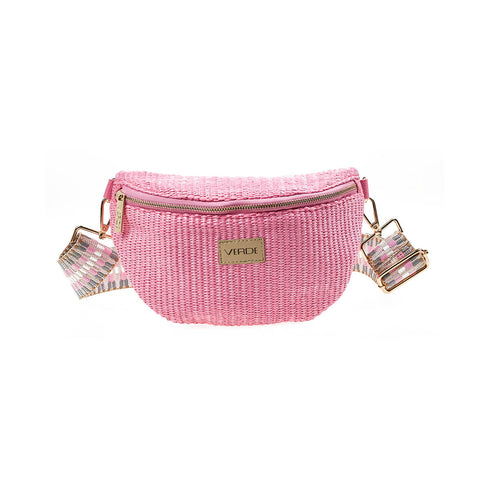 Verde Γυναικεία Τσάντα Μέσης 16-7458 Ροζ