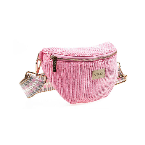 Verde Γυναικεία Τσάντα Μέσης 16-7458 Ροζ