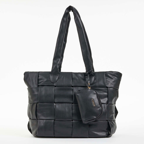 Verde Γυναικεία Τσάντα Ώμου 16-6743 Μαύρο