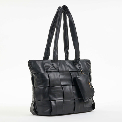 Verde Γυναικεία Τσάντα Ώμου 16-6743 Μαύρο