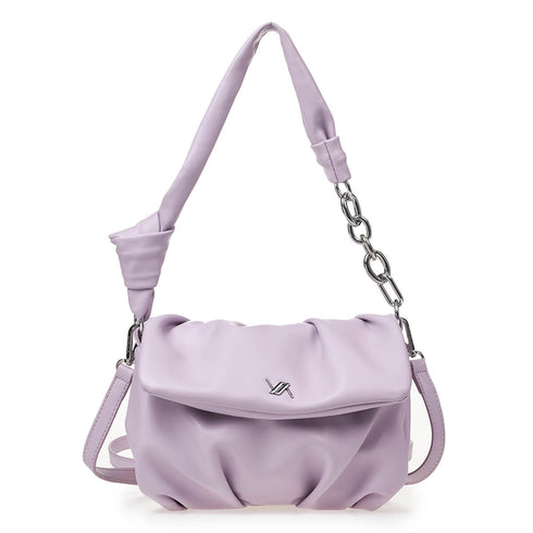 Verde Γυναικεία Τσάντα Ώμου 16-6774 Λιλά