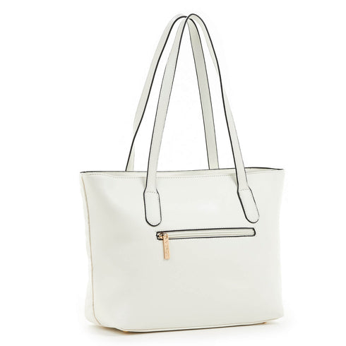 Verde Γυναικεία Τσάντα Ώμου 16-6883 Λευκό