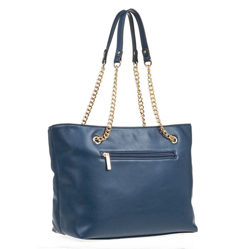 Verde Γυναικεία Τσάντα Ώμου 16-6996 Μπλε