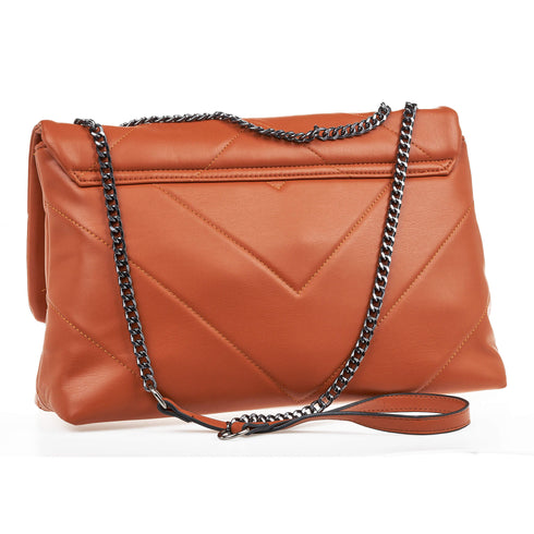 Verde Γυναικεία Τσάντα Ώμου 16-7050 Κάμελ