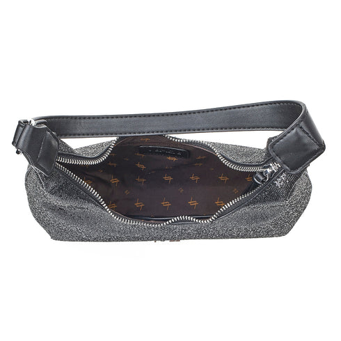 Verde Γυναικεία Τσάντα Ώμου 16-7071 Μαύρο