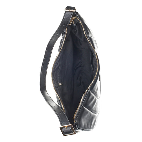 Verde Γυναικεία Τσάντα Ώμου 16-7139 Μαύρο