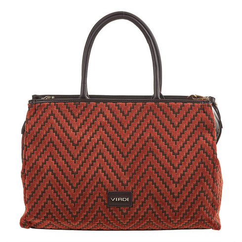 Verde Γυναικεία Τσάντα Ώμου 16-7148 Κεραμιδί