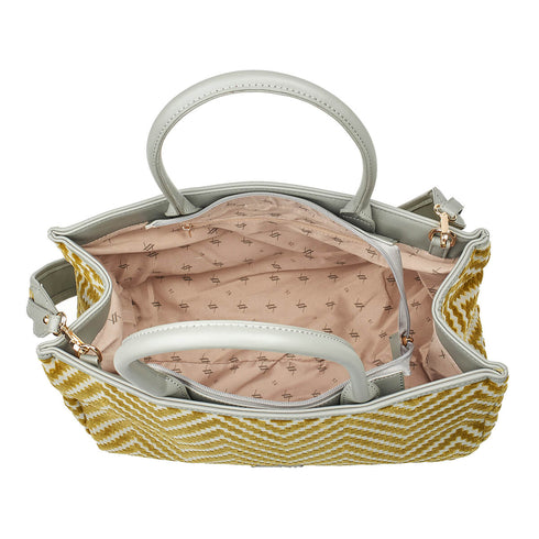 Verde Γυναικεία Τσάντα Ώμου 16-7148 Λαδί