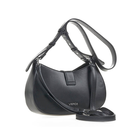 Verde Γυναικεία Τσάντα Ώμου 16-7180 Μαύρο