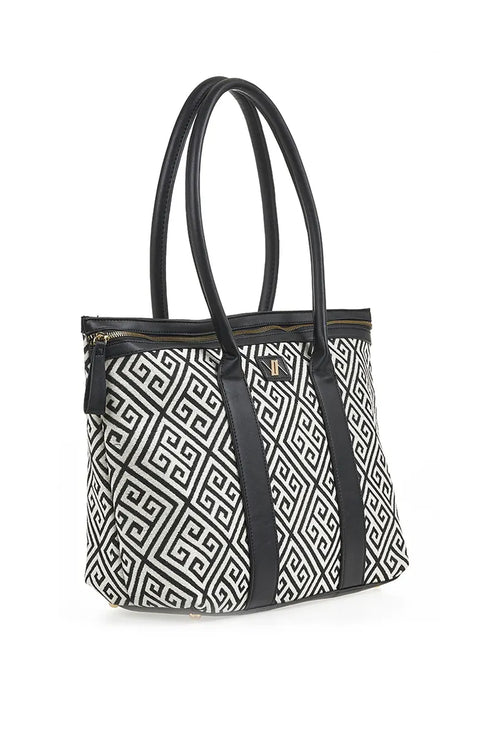 Verde Γυναικεία Τσάντα Ώμου 16-7199 Μαύρο