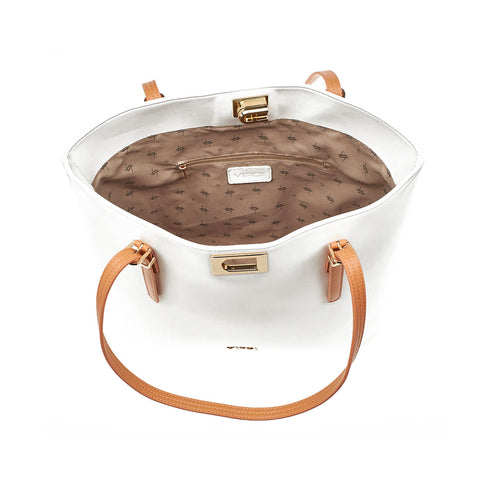 Verde Γυναικεία Τσάντα Ώμου 16-7237 Λευκό