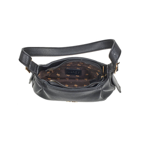 Verde Γυναικεία Τσάντα Ώμου 16-7248 Μαύρο