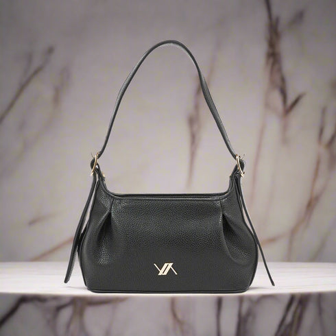 Verde Γυναικεία Τσάντα Ώμου 16-7248 Μαύρο