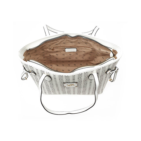 Verde Γυναικεία Τσάντα Ώμου 16-7260 Λευκό