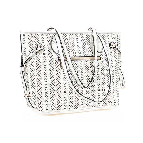 Verde Γυναικεία Τσάντα Ώμου 16-7260 Λευκό