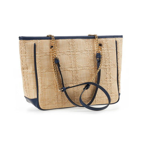 Verde Γυναικεία Τσάντα Ώμου 16-7295 Μπλε