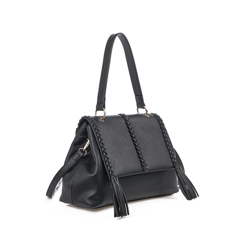 Verde Γυναικεία Τσάντα Ώμου 16-7343 Μαύρο
