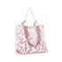 Verde Γυναικεία Τσάντα Ώμου 16-7366 Λευκό-Ροζ
