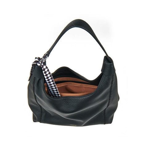 Verde Γυναικεία Τσάντα Ώμου 16-7383 Μαύρο