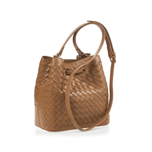 Verde Γυναικεία Τσάντα Ώμου 16-7416 Κάμελ