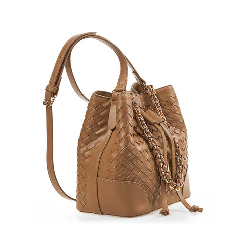 Verde Γυναικεία Τσάντα Ώμου 16-7416 Κάμελ