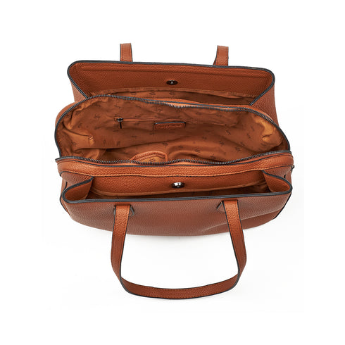 Verde Γυναικεία Τσάντα Ώμου 16-7559 Κάμελ