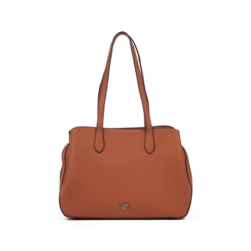 Verde Γυναικεία Τσάντα Ώμου 16-7559 Κάμελ