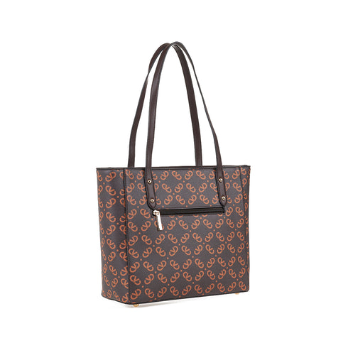 Verde Γυναικεία Τσάντα Ώμου 16-7566 Καφέ