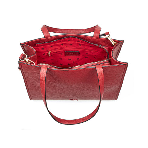 Verde Γυναικεία Τσάντα Ώμου 16-7580 Μπορντώ