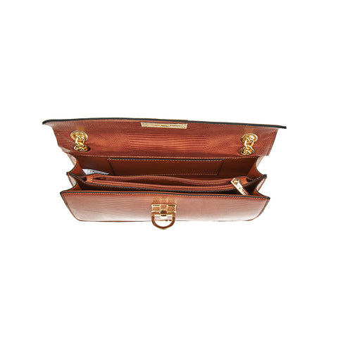 Verde Γυναικεία Τσάντα Ώμου 16-7583 Κάμελ