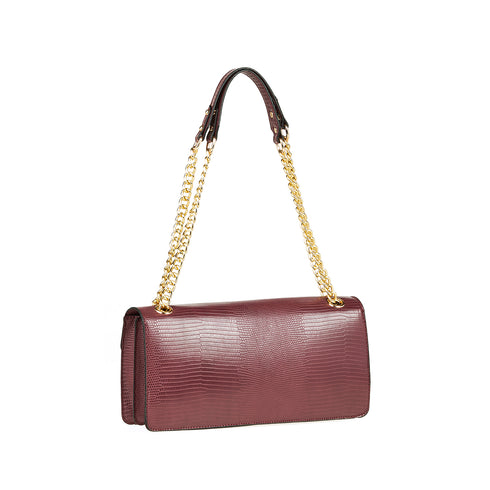 Verde Γυναικεία Τσάντα Ώμου 16-7583 Μπορντώ